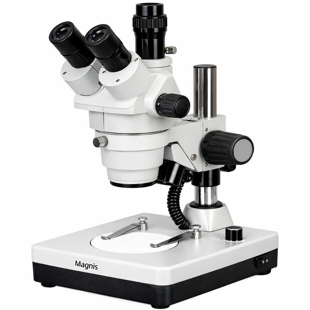 MAGNUS ZOOM STEREO TRINOCULAR MICROSCOPE MODEL : MSZ-TR (HALOGEN)